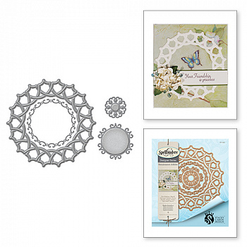 Набор ножей Spellbinders® Shapeabilities® «Юбилей Ренессанса: Неаполитанский медальон»