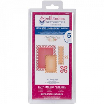 Набор ножей Spellbinders® Nestabilities® Card Creator "A2 Петельки"