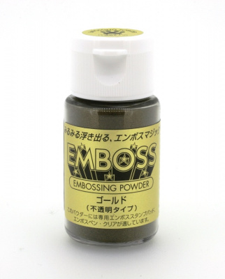 Пудра для эмбоссинга матовая "Tsukineko" Золото 30мл 
