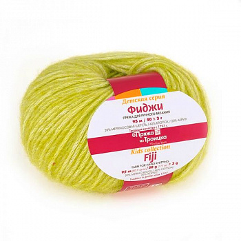 Фиджи, пряжа для ручного вязания (12, желток)