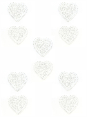 Сердце декоративное 38 мм, 10 шт/упак