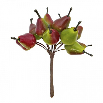 Декоративный букетик "Рукоделие" Зеленые груши, DKB068