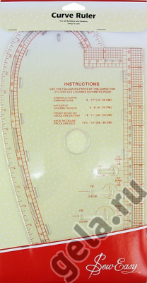 Лекало "Hemline" NL4196 портновское, пластик
