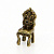 Металлические шармы "Рукоделие" MPR028 Винтажный стул, 20х7мм
