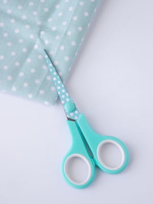 Ножницы бытовые "Crafty tailor" NR-21(М), 114мм, толщина лезвия 1,5мм, мятный