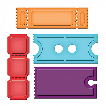 Набор ножей Spellbinders® Shapeabilities® "Билетики"