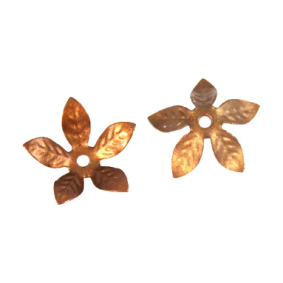 Шапочка для бус 7709538 FIN1277, 14*4мм, 30шт/упак, цвет: медь