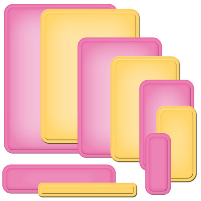 Набор ножей Spellbinders® Nestabilities® Card Creator "A2 Базовая основа B (закругленные края)"