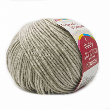 Кроха, пряжа для ручного вязания (75, желтая роза)