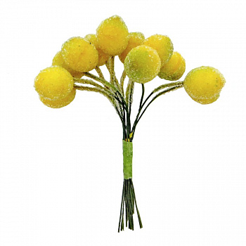 Декоративный букетик "Рукоделие" Лимоны в сахаре, DKB015
