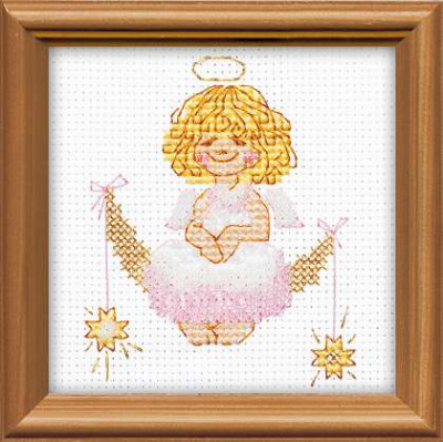 Набор для вышивания «Сотвори Сама» 1315 Ангел 10х10 см