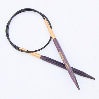 Спицы деревянные круговые кубические Jadore Cubics KnitPro, 100 см, 5.00 мм 19097