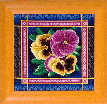 Набор для вышивания «Panna» Ц-0685 Анютки