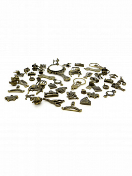 Набор металлических шармов "Рукоделие" SHM/N-05 Интерьерный