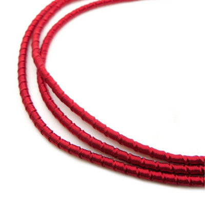 Канитель мягкая, фигурная KAN/LB2-01  матовый, красный