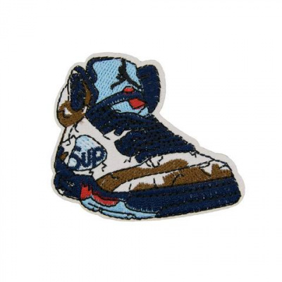 Термоаппликация Hobby&Pro 'Кроссовки', синие/коричневые, 6*7.1см