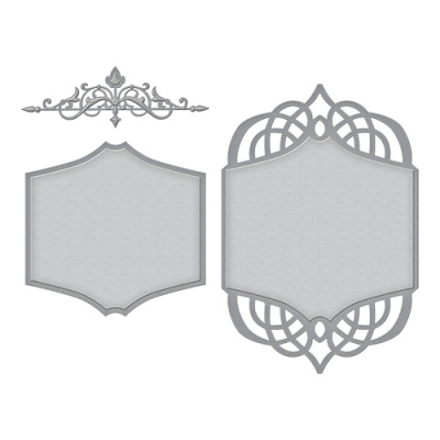 Набор ножей Spellbinders® Nestabilities® "Удивительная бумага Грейс: Царственное очарование"