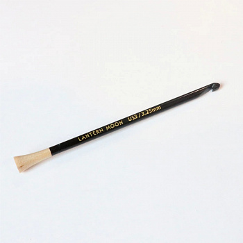 Крючок для ремонта Lantern Moon из эбенового дерева, размер 3,25 мм, 350621