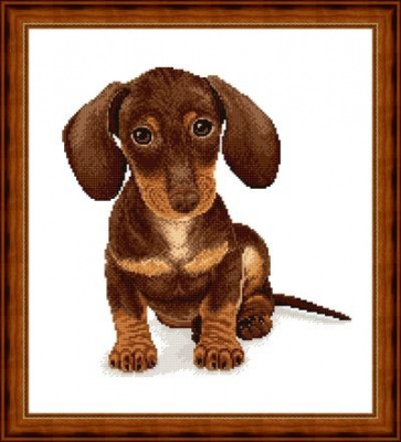 Набор для вышивания «Сделано с любовью» Ж-009 Таксик