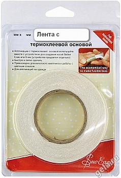 Лента с термоклеевой основой для создания косой бейки 5 мм, 20м. Sew Easy