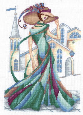 Набор для вышивания "Сделай своими руками" Изумрудное кружево -