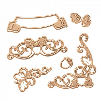 Набор ножей Spellbinders® Shapeabilities® "Желудевые узоры"