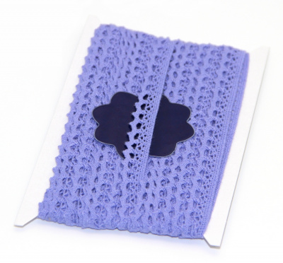 Кружевная лента «Рукоделие» KL-1003/6 12мм х 10м (цвет: сиреневый)