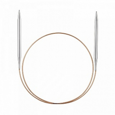 Спицы круговые супергладкие, никель, ADDI 105-7, 60 см, №12,0