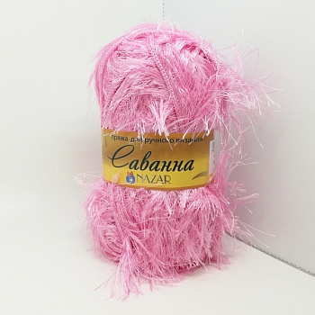 Саванна, пряжа для ручного вязания (03, розовый)