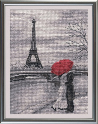 Набор для вышивания «Овен» 704 Парижская набережная,18*25 см