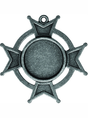 Заготовки для украшений «Iron Cross Bezel-Small-Silver» (Серебро)