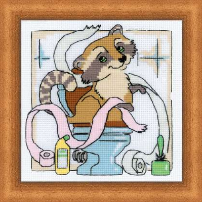 Набор для вышивания «Сотвори Сама» 1387  Отдельный кабинет 15х15 см