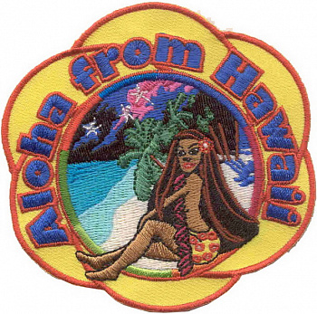 Нашивка Aloha from hawaii