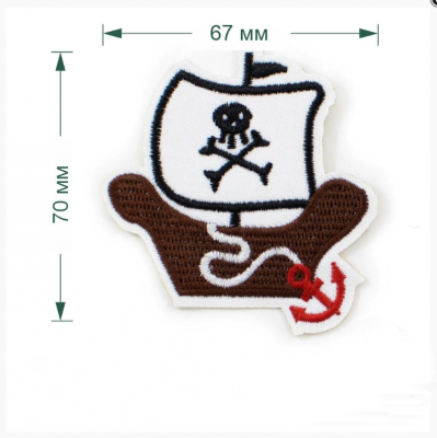 Термоаппликация LA396 67 х 70 мм упак/5 шт