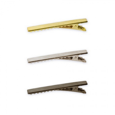 Заготовки для заколок DC-208/5 "Zlatka" 4.5 см 5 шт.№ 01 под золото