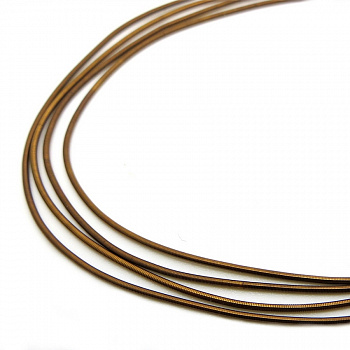 Канитель мягкая, гладкая KAN/MD0,7-27 глянец, шоколад