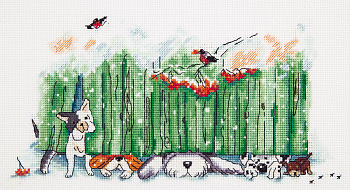 Набор для вышивания «Panna» ВК-7000 Любопытные носы,27х15 см