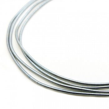 Канитель мягкая, гладкая KAN/MD0,7-21 глянец, серый