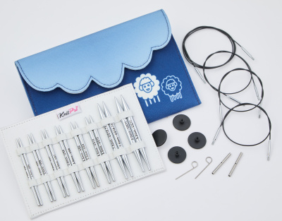 Набор съемных латунных спиц (делюкс) Deluxe 10 см Nova KnitPro 10625