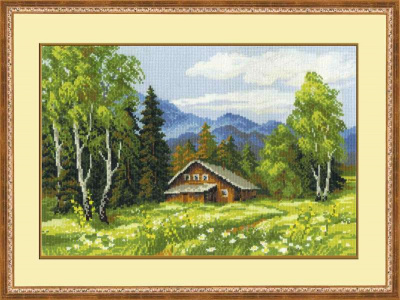 Набор для вышивания «Сотвори Сама» 1051 Шале,38х26 см 