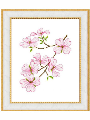 Набор для вышивания «Сделано с любовью» ЦВ-004 Кизиловый цвет