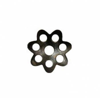 Розетка для бус "Zlatka" под цвет черный никель, в уп. 50шт. DR-012/03 