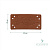 Нашивка NA02 Brown (коричневый)  40 х20 mm