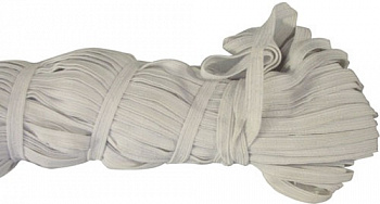 Резинка продежка 8 мм (20 шт. х 10 м), белая