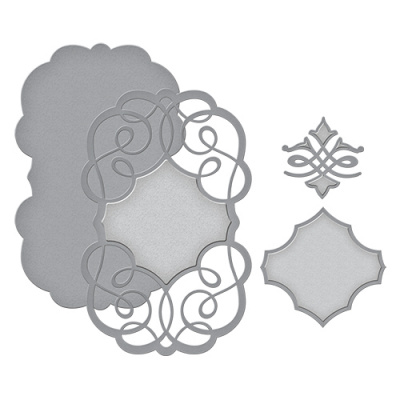 Набор ножей Spellbinders® Nestabilities® "Удивительная бумага Грейс: Вихрь Грейс"