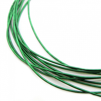 Канитель мягкая, гладкая KAN/MD0,5-17 глянц, зеленый лесной