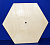 Циферблат шестигранный 40 см