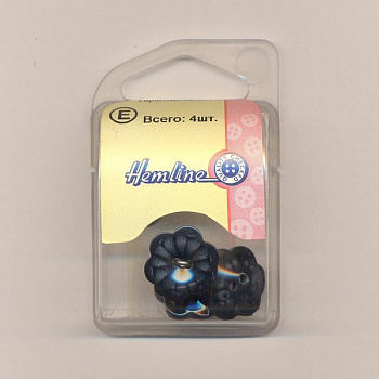 Пуговица Hemline "Novelty" 17 мм, 4 шт/упак
