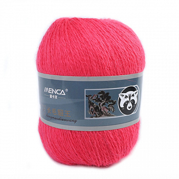 Норка, пряжа для ручного вязания (упаковка 5 мотков с доп. нитью) (876)