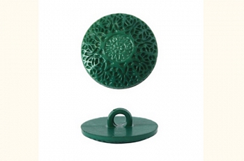 Пуговица в тубе 57092  на ножке 22мм 19-5420 зеленый уп/24шт